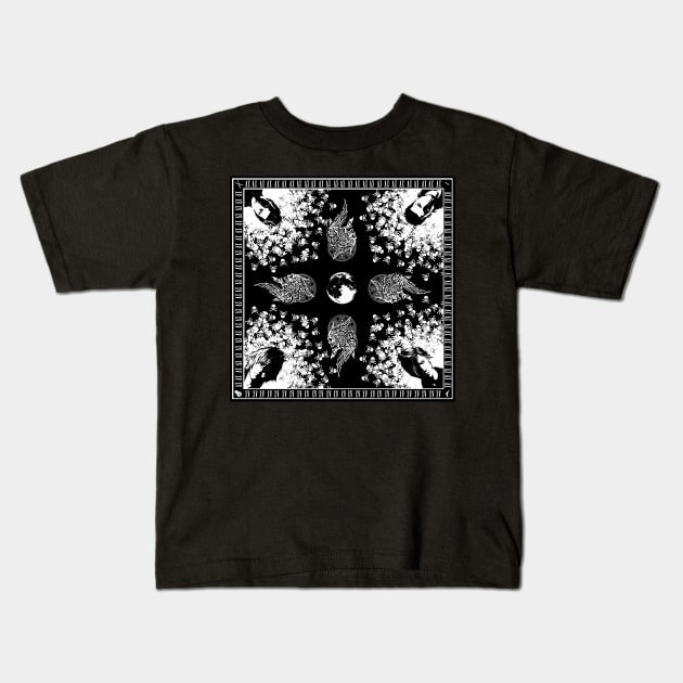 Final Fantasy XV - Ornate Tile Kids T-Shirt by GysahlGreens